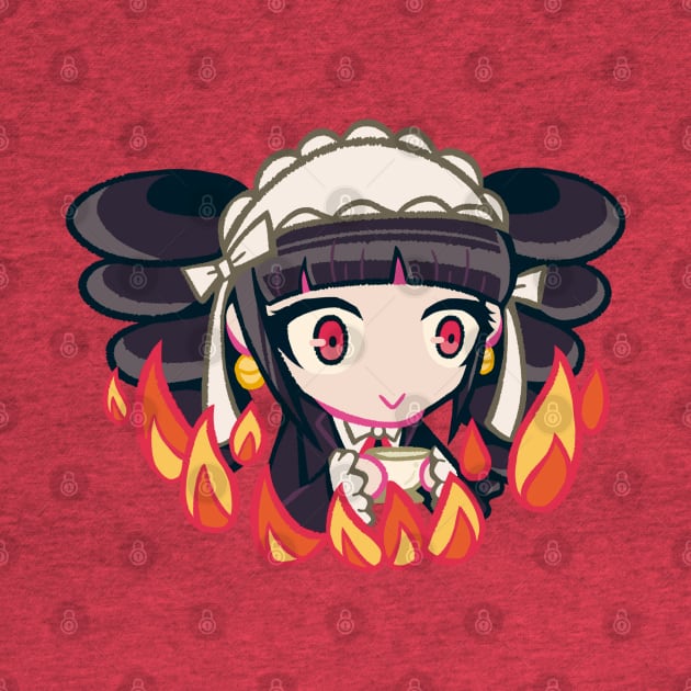 Celestia Ludenberg (this is fine) by OkiComa